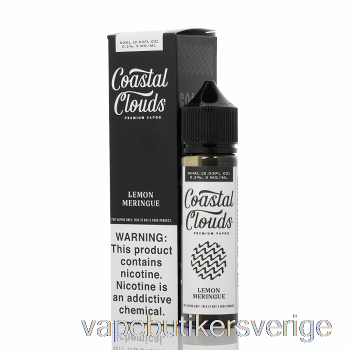 Vape Sverige Citronmaräng - Coastal Clouds Co. - 60ml 6mg